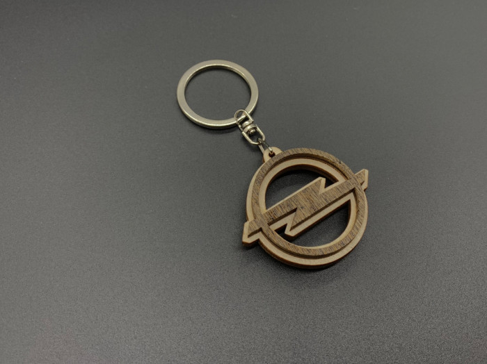 Брелок дерев'яний Opel. 4см
