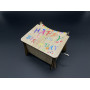 Музыкальная шкатулка для декупажа Happy Birthday 12х10х8см подарок на день рождения своими руками