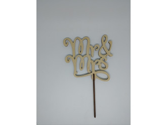 Топер Mr&Mrs. 21*12см. 5шт/уп.