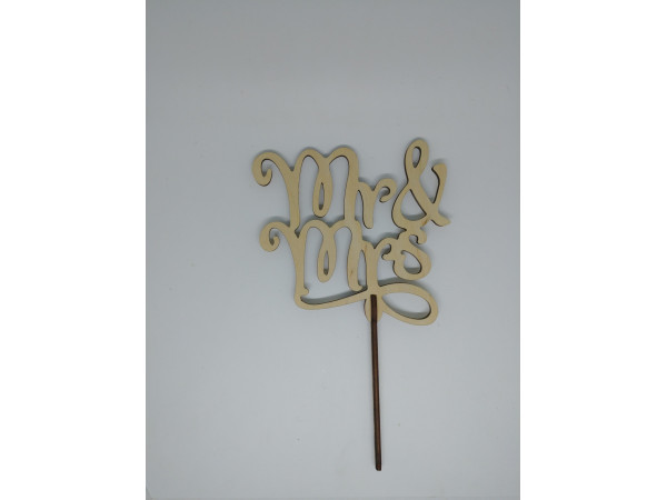 Топер Mr&Mrs. 21*12см. 5шт/уп.