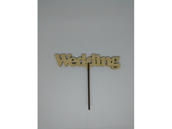 Топер Wedding. 14*17см. 5шт/уп.