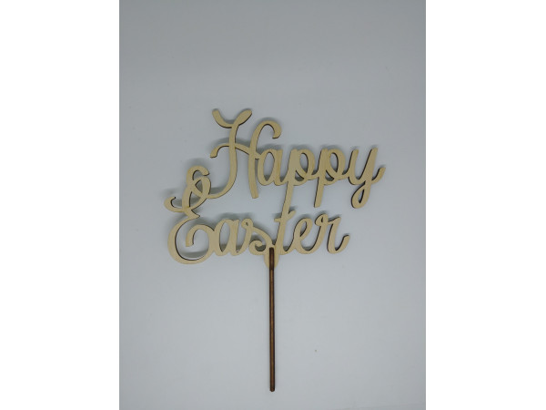Топер Happy Easter. 22*17см. 5шт/уп.