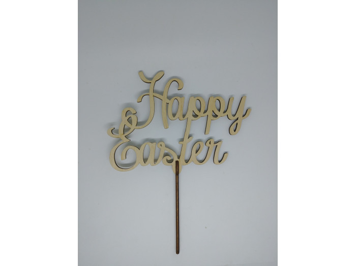 Топер Happy Easter. 22*17см. 5шт/уп.