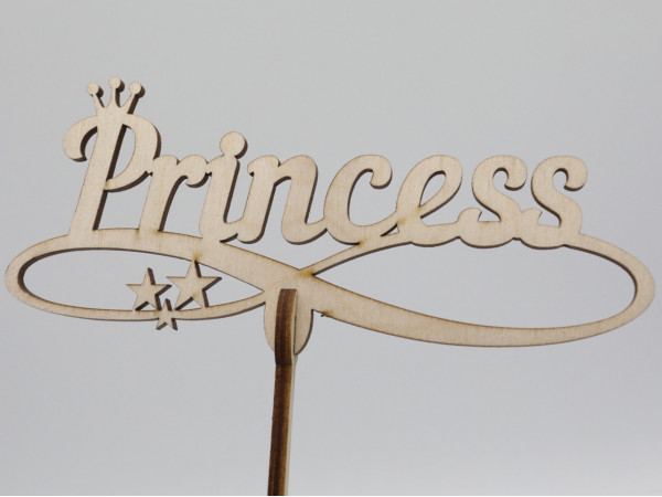 Топер Princess. 14,5 х 15 см. 5шт/уп.