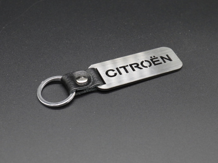 Брелок металевий. CITROEN. 10х2,5см