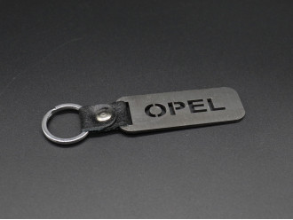 Брелок металевий. Opel. 10х2,5см
