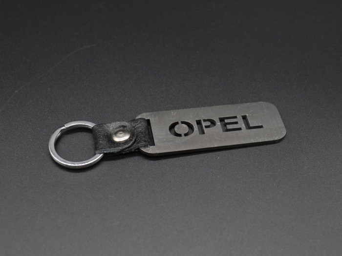 Брелок металевий. Opel. 10х2,5см