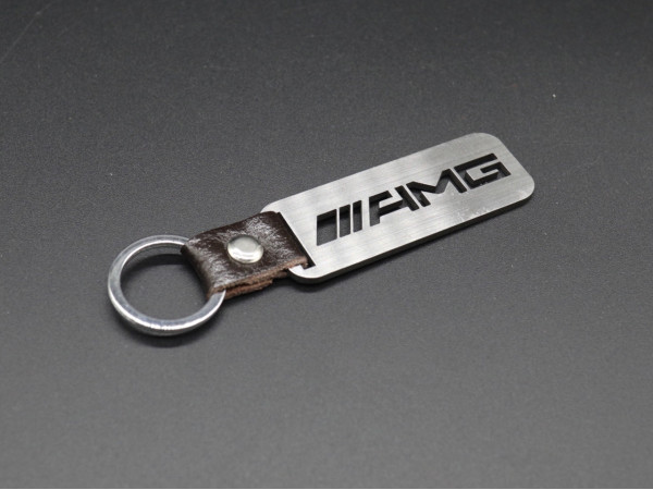 Брелок металевий. Mercedes AMG. 10х2,5см