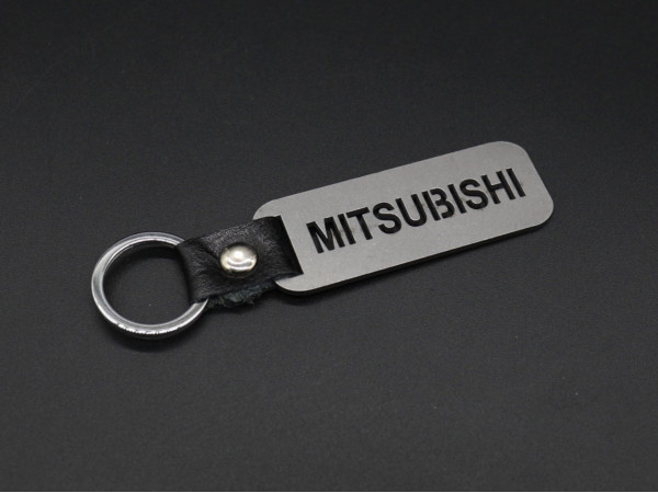 Брелок металевий. Mitsubishi. 10х2,5см